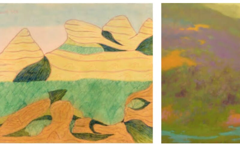 Joseph Elmer Yoakum + Richard Mayhew. Venus Over Manhattan