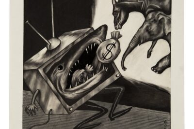 Sue Coe: Political Television – George Adams Gallery