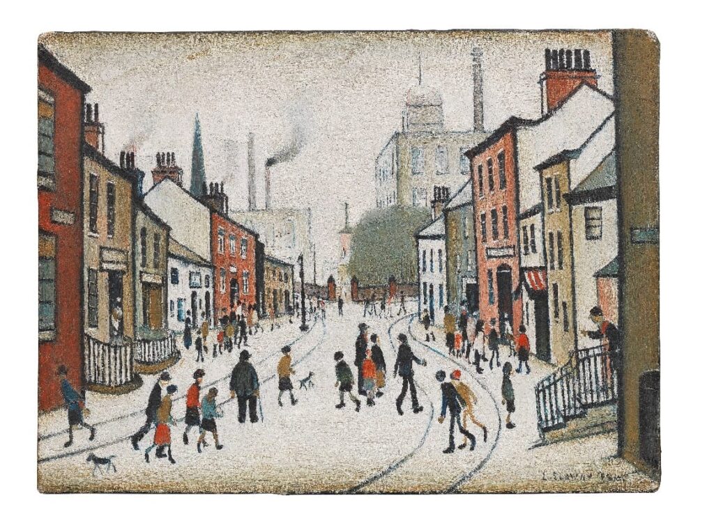 Fresh to the Market Quintessential Lowry Takes Top Spot at Bonhams Modern British and Irish Art Sale