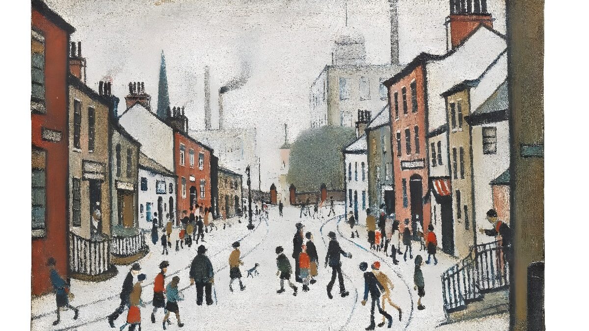 Fresh to the Market Quintessential Lowry Takes Top Spot at Bonhams Modern British and Irish Art Sale