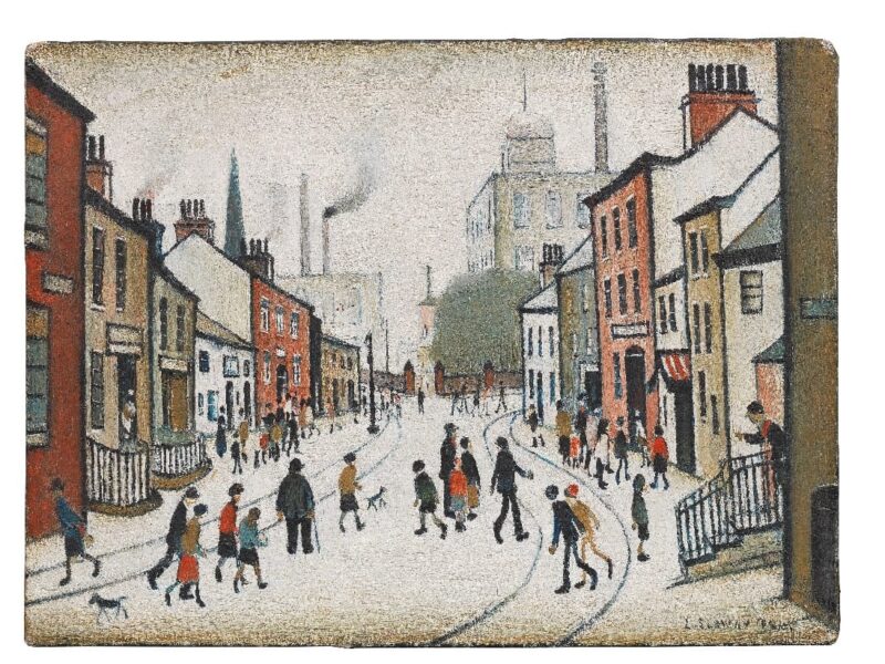 Fresh to the Market Quintessential Lowry Takes Top Spot at Bonhams Modern British and Irish Art Sale