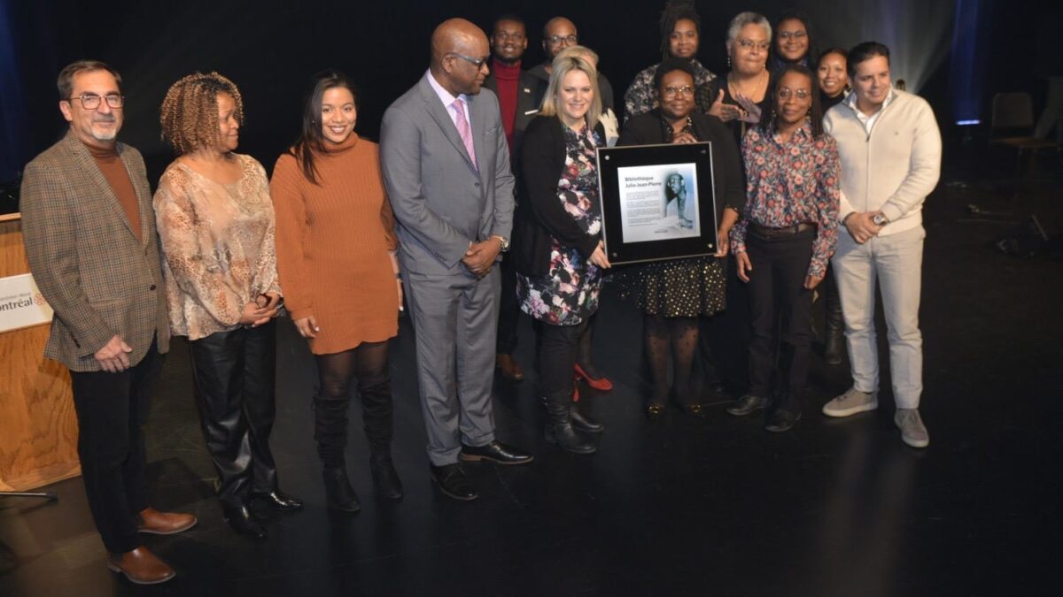 Inauguration de la bibliothèque Julio Jean-Pierre, MONTRÉAL-NORD POSE UN GESTE HISTORIQUE