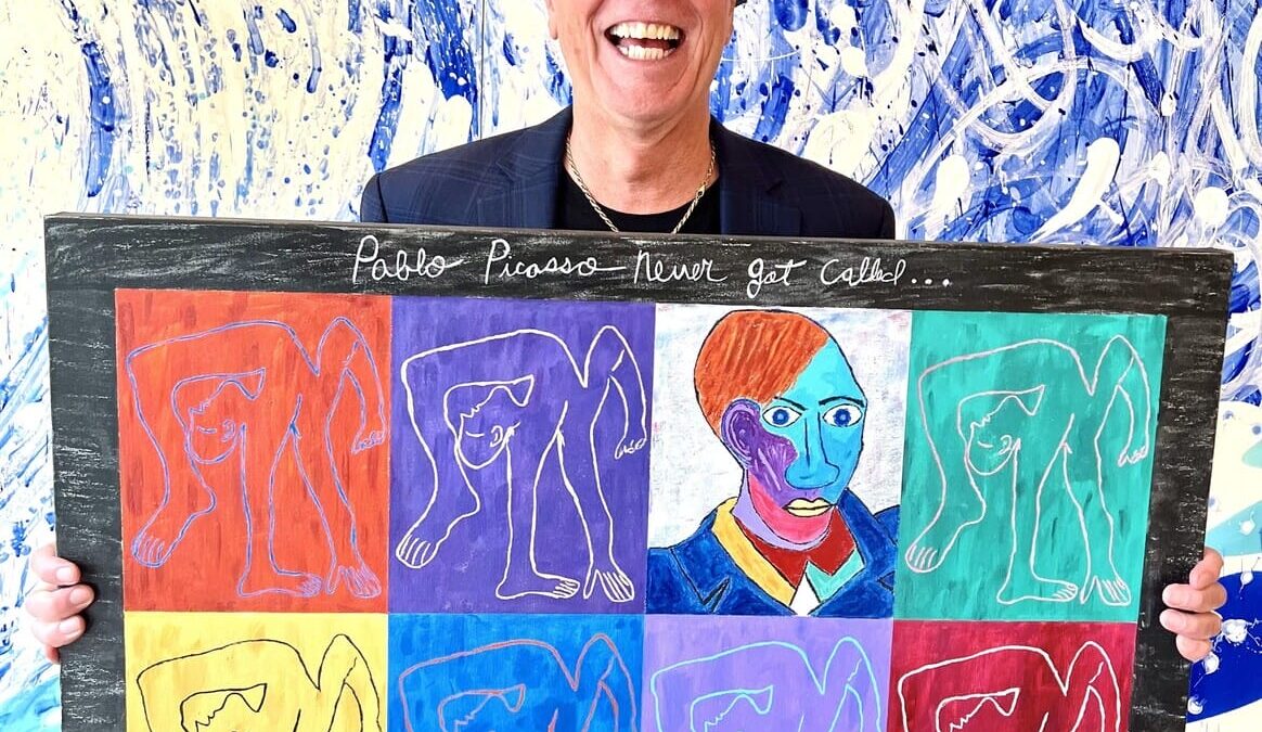 Picasso Goes Punk in Bold Contemporary Painting