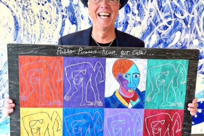 Picasso Goes Punk in Bold Contemporary Painting