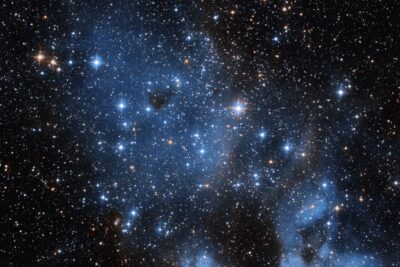 Emission Nebula-Star Cluster Duo from Hubble