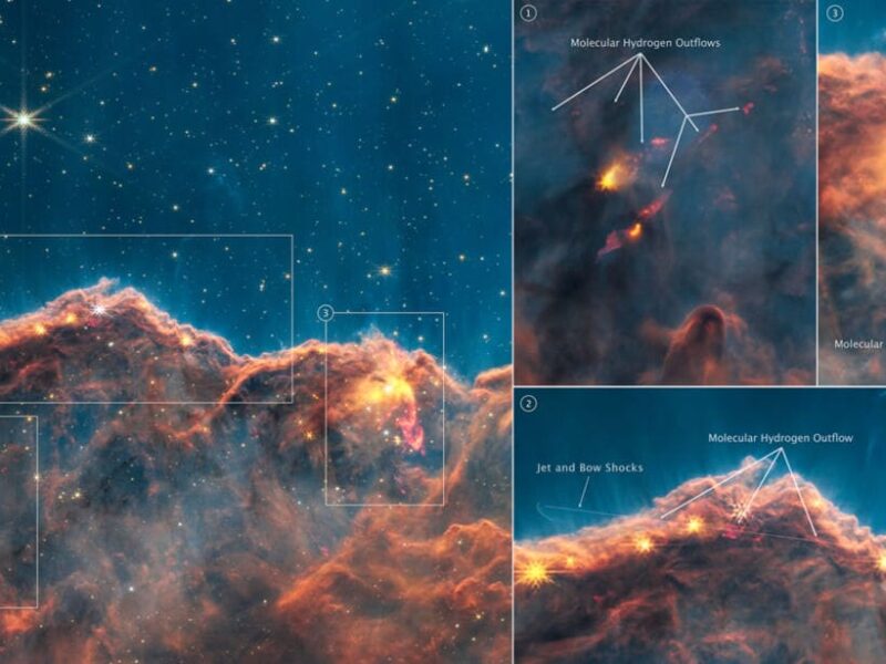 Estrellas Jóvenes en las Primeras Etapas de Formación Vistas por el Webb