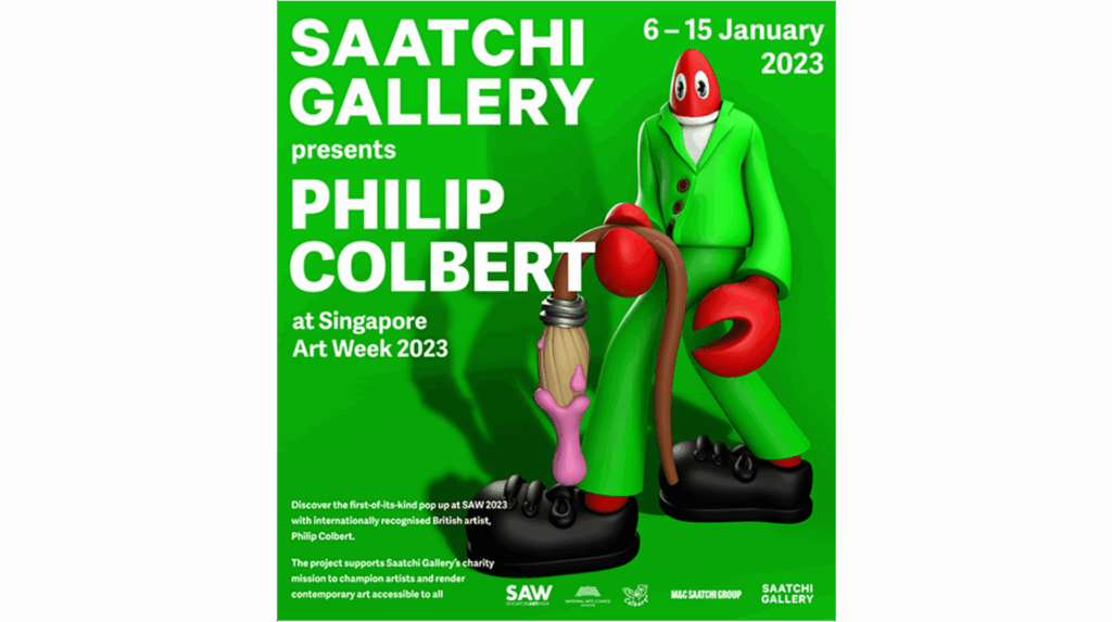 Saatchi Gallery Announces Inaugural Participation in Singapore Art Week 2023, with Internationally Acclaimed British Artist Philip Colbert