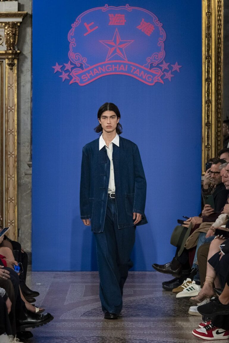 SHANGHAI TANG makes menswear runway debut at the 2023 Fall/Winter Milan Fashion Week “REUNION”