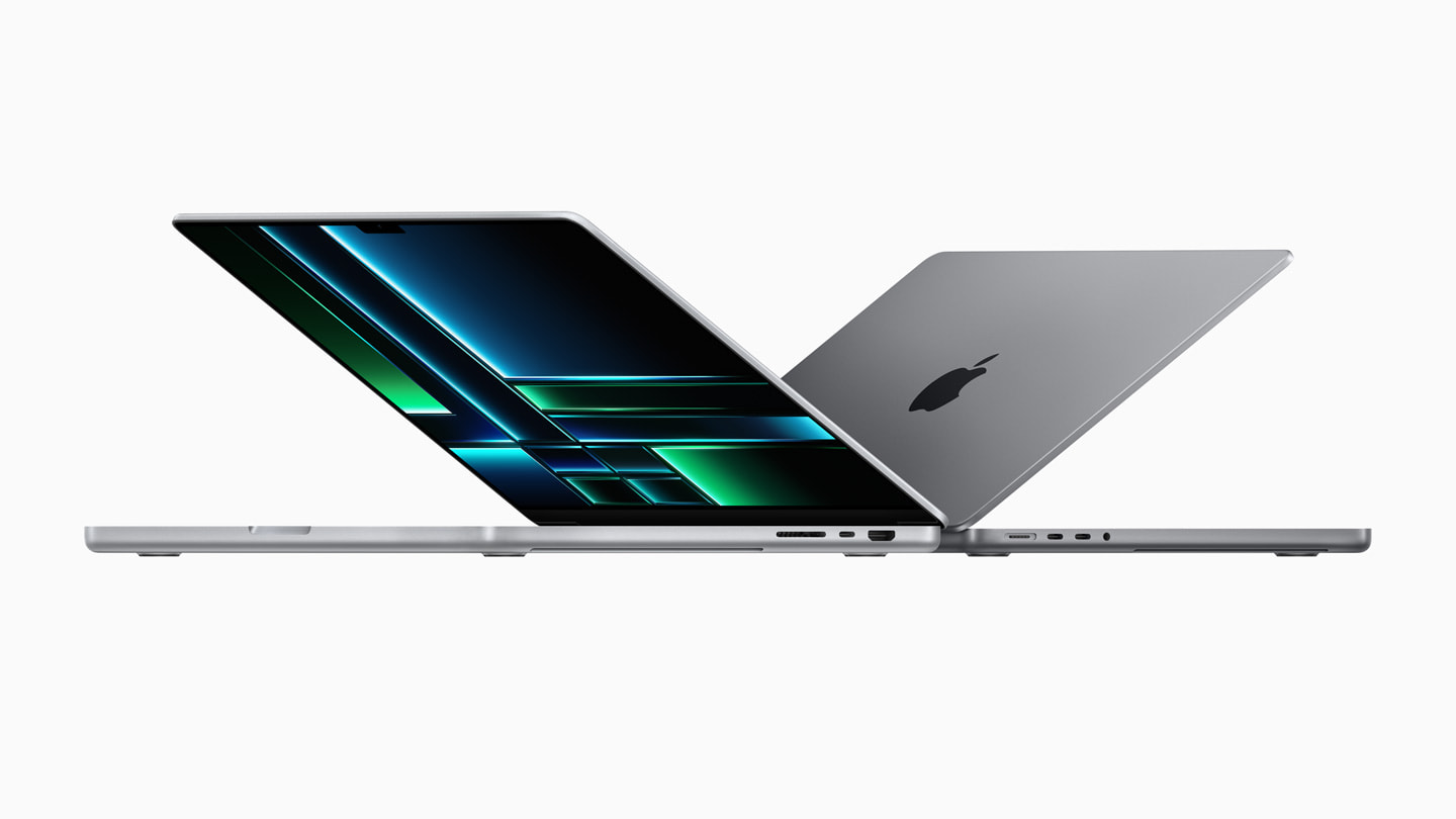 MacBook Pro featuring M2 Pro and M2 Max, with more game-changing performance and the longest battery life ever in a Mac