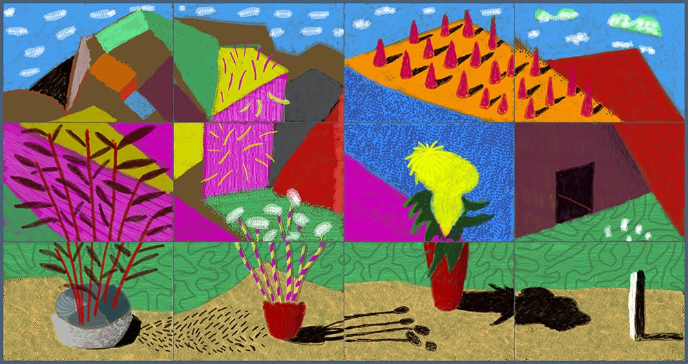 David Hockney: 20 Flowers and Some Bigger Pictures – Pace Gallery New York