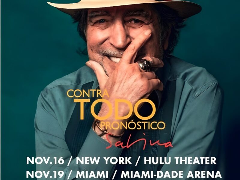 Joaquín Sabina: Gira por Latinoamérica desde el 25 de febrero. En Estados Unidos en Noviembre