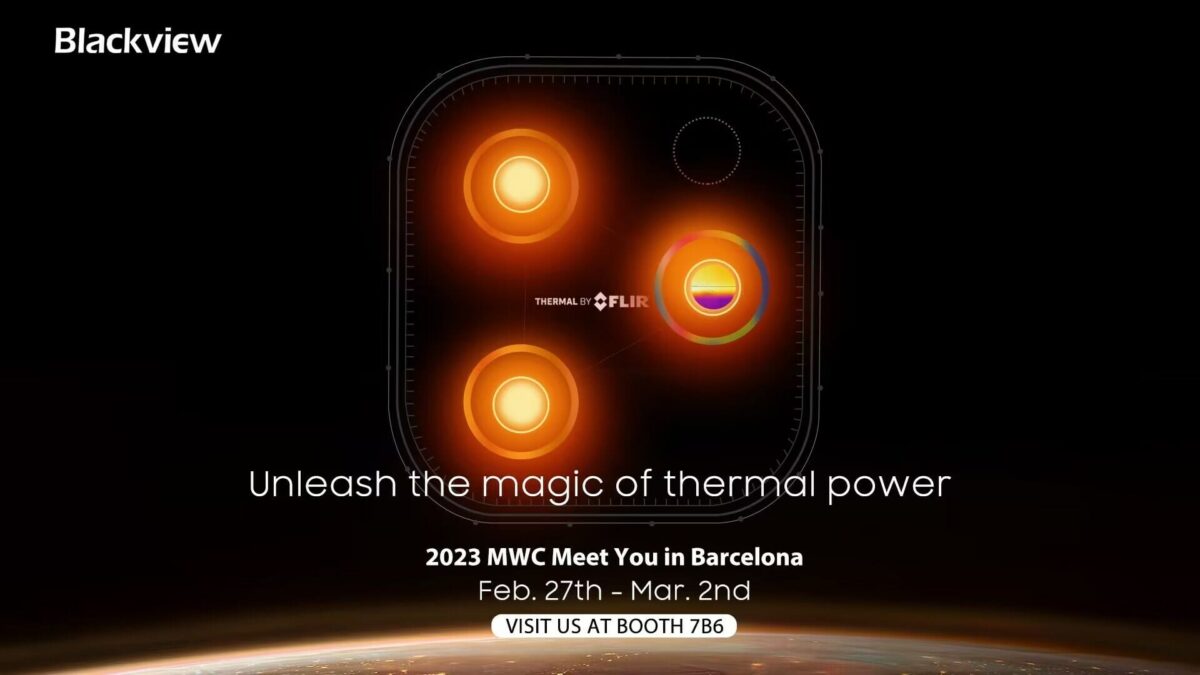 Blackview lanzará en el MWC 2023 el último teléfono robusto con imagen térmica por FLIR