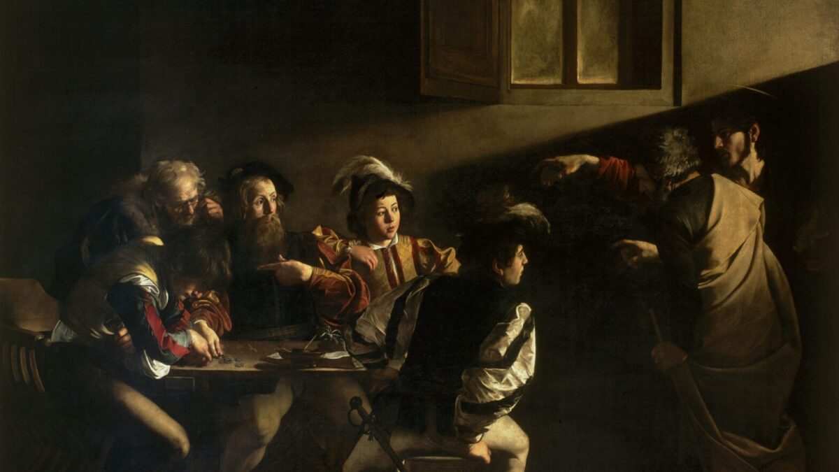 La llamada de San Mateo. Caravaggio