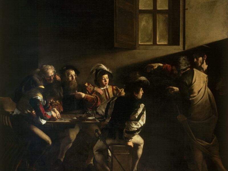 La llamada de San Mateo. Caravaggio