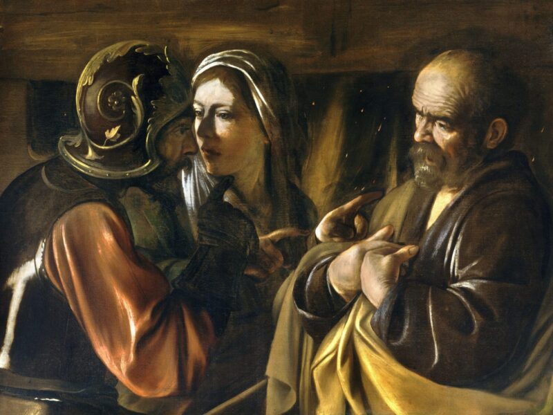 La Negación de San Pedro. Caravaggio