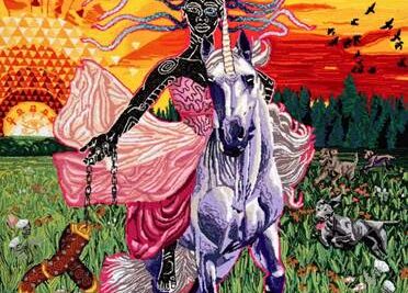 Simone Elizabeth Saunders: Unearthing Unicorns. Claire Oliver Gallery New York