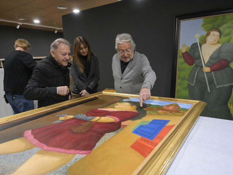 Las obras de Fernando Botero llegan a la Fundación Bancaja para su primera exposición retrospectiva en València