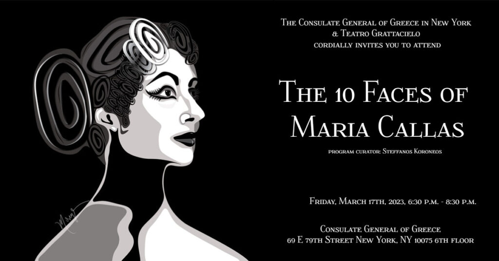 Teatro Grattacielo and the Consulate General of Greece in New York Present “The 10 Faces of Maria Callas”