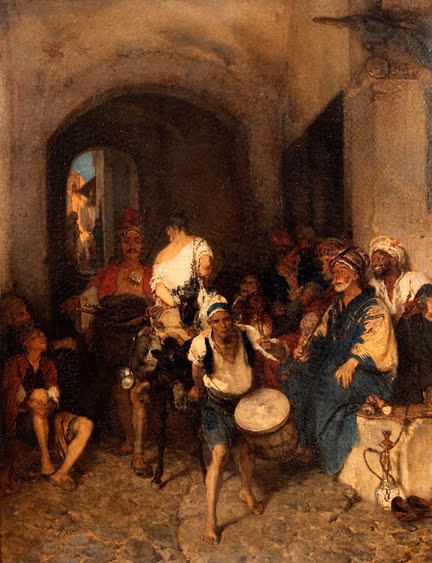 Le voleur de poulet puni à Smyrne par Nikolaos Gyzis. Estimation : 300 000 – 500 000 €.