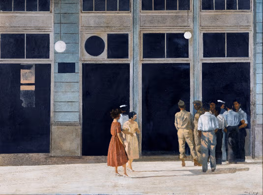 Le café de Mavrokefalos par Yiannis Tsarouchis.
Estimation : 200 000 – 300 000 €.