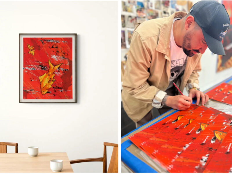 Angel Otero: Earth Day print, and upcoming Hong Kong solo exhibition