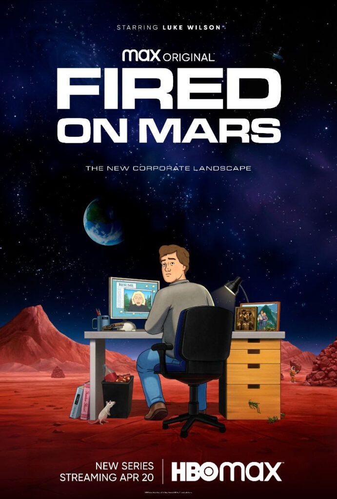 HBOマックス、オリジナルアダルトアニメーションシリーズ「Fired on Mars」の公式トレーラーとキーアートを公開
