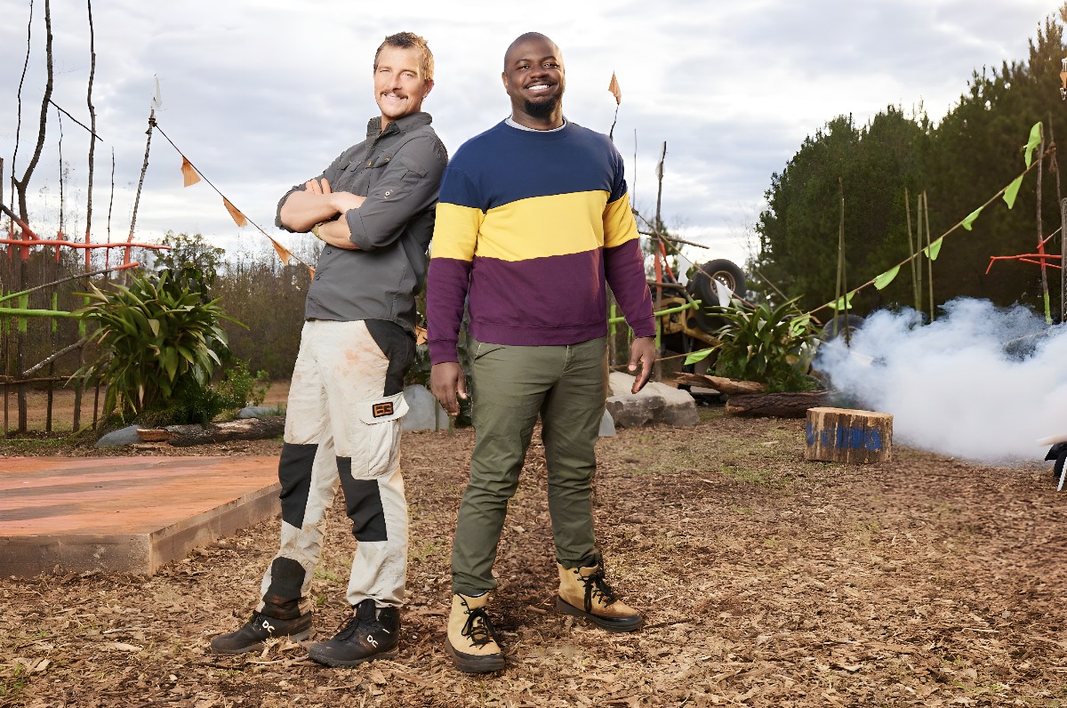 Bear Grylls and Jordan Conley Courtesy: TBS/Warner Bros. Discovery
