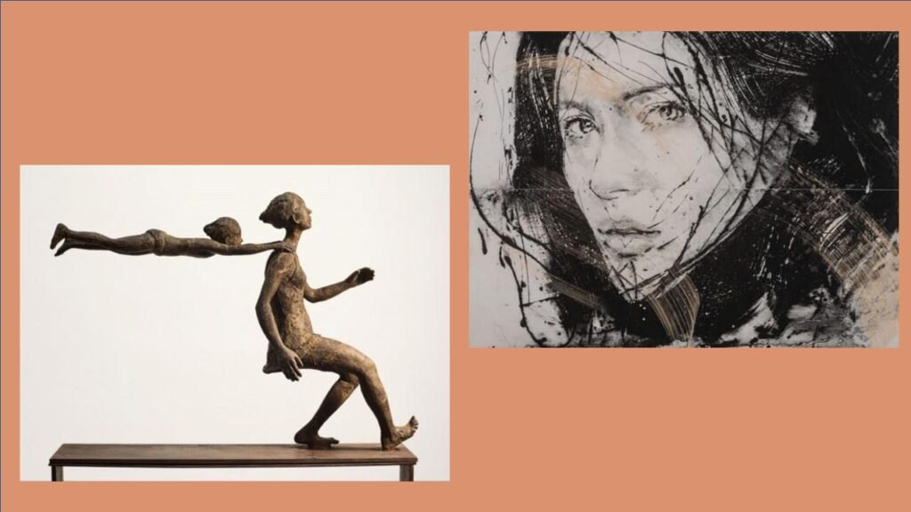 &lsquo;Les yeux dans les yeux&rsquo;. Un face à face entre les corps de Marta Moreu et les visages de Lidia Masllorens. Galerie Arcturus