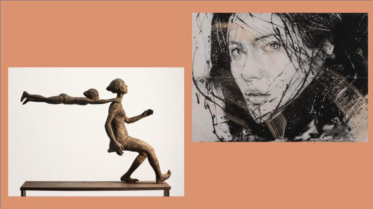 &lsquo;Les yeux dans les yeux&rsquo;. Un face à face entre les corps de Marta Moreu et les visages de Lidia Masllorens. Galerie Arcturus