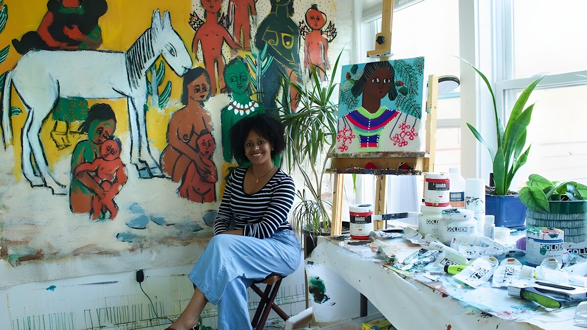 New Paintings and Sculptures by Meron Engida Hawke Showcase Modern Ethiopia through Religious Tableaux