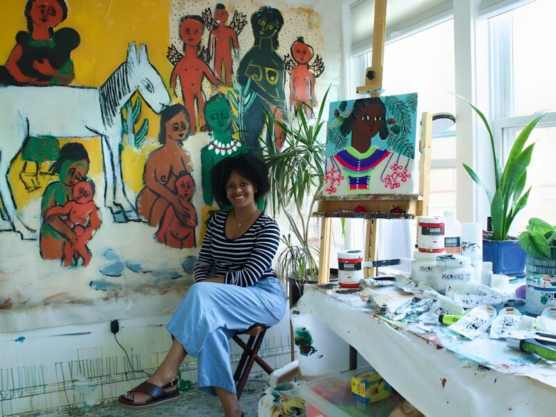 New Paintings and Sculptures by Meron Engida Hawke Showcase Modern Ethiopia through Religious Tableaux