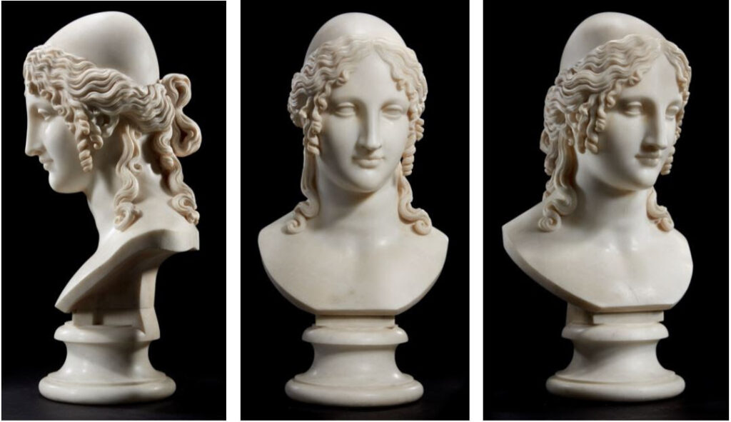 Helen of Troy by Antonio Canova, on the market for the first time. Christie’s