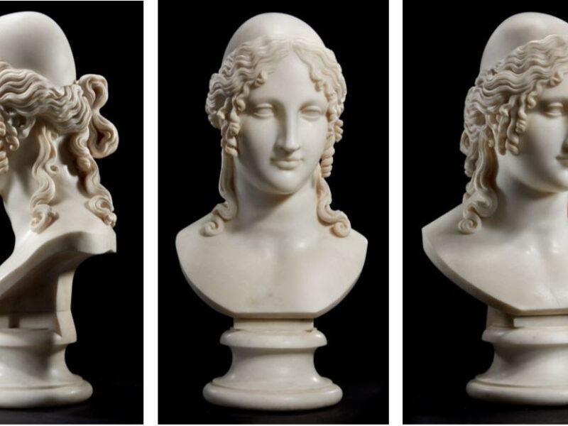 Helen of Troy by Antonio Canova, on the market for the first time. Christie’s
