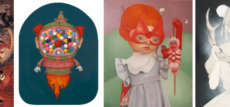 kelogsloops, Robert Palacios, Tarntara Sudadung, and Yuka Sakuma. Corey Helford Gallery