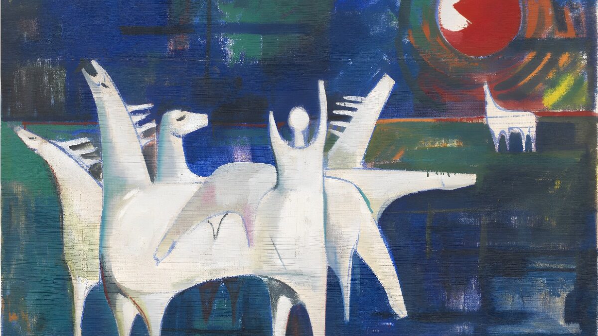 Monumental Hayder Work Smashes Estimate At Bonhams Middle Eastern Art Sale