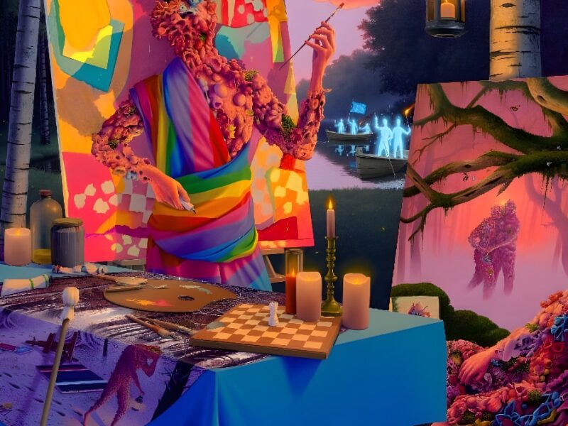Corey Helford Gallery’s artist Q&A with Adrian Cox for his upcoming solo show The Brush and the Torch