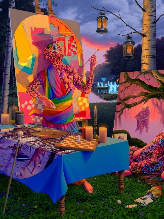 Corey Helford Gallery’s artist Q&A with Adrian Cox for his upcoming solo show The Brush and the Torch