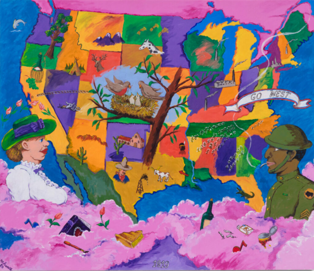 Robert Colescott’s Monumental Painting, ‘1919’, To Be Auctioned at Bonhams in New York