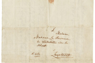 Christie’s presents a dramatic letter from Wolfgang Amadeus Mozart to Baroness von Waldstätten