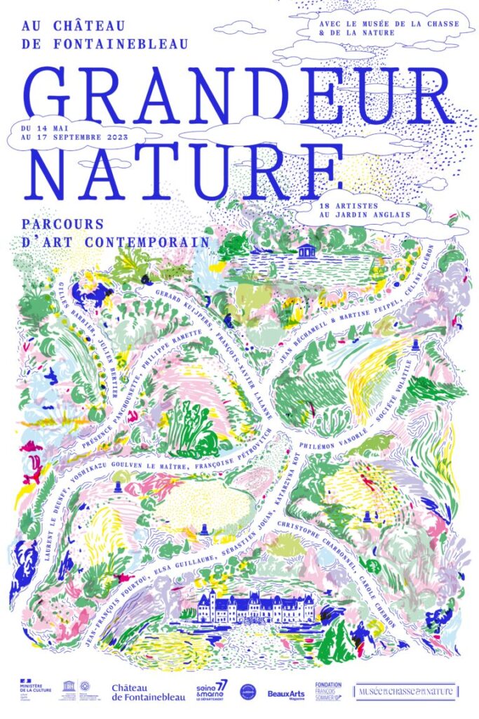 &lsquo;Grandeur Nature. 18 artistes au jardin&rsquo; Château de Fontainebleau