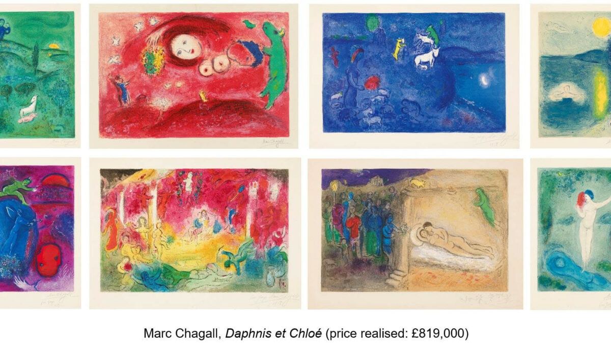 Marc Chagall And Moïse Kisling Highlight Christie’s Impressionist And Modern Art Day And Works On Paper Sale