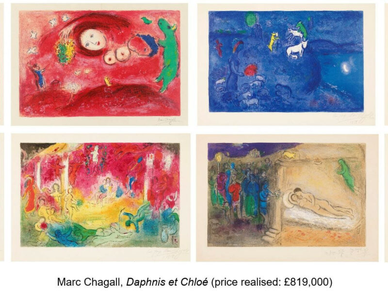 Marc Chagall And Moïse Kisling Highlight Christie’s Impressionist And Modern Art Day And Works On Paper Sale