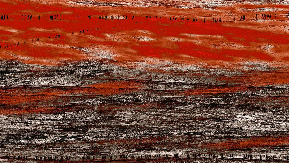 Michal Rovner at Peter Marino Art Foundation