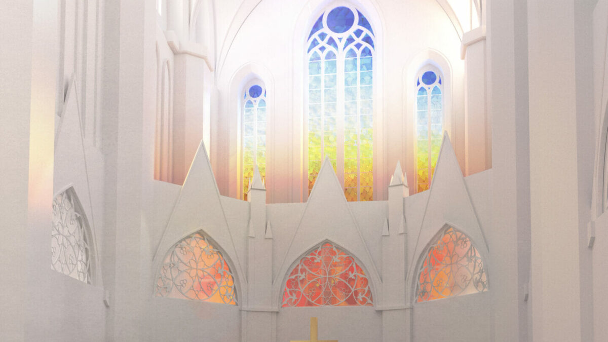 Ólafur Elíasson gestaltet die Ostfenstergruppe im Dom St. Nikolai in Greifswald