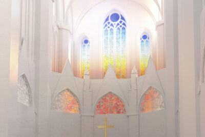 Ólafur Elíasson gestaltet die Ostfenstergruppe im Dom St. Nikolai in Greifswald