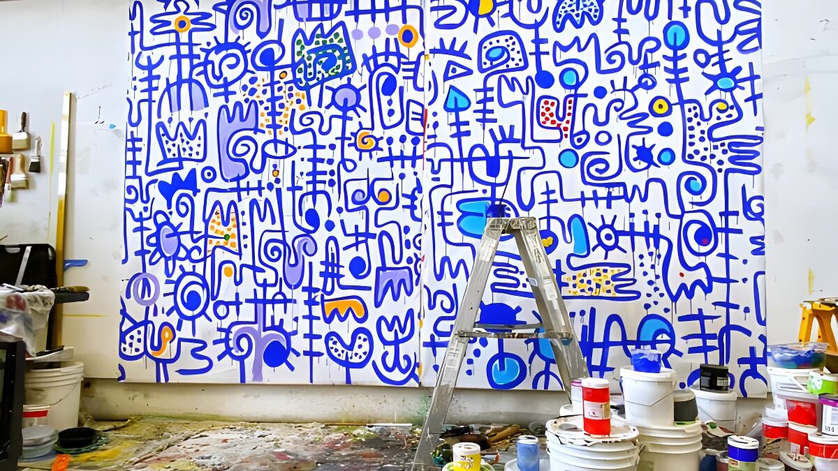 Efie Gallery presents Victor Ekpuk’s solo debut in the Middle East: INTERwoven TEXTures