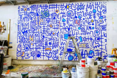 Efie Gallery presents Victor Ekpuk’s solo debut in the Middle East: INTERwoven TEXTures