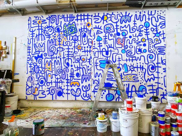 Efie Gallery presents Victor Ekpuk’s solo debut in the Middle East: INTERwoven TEXTures