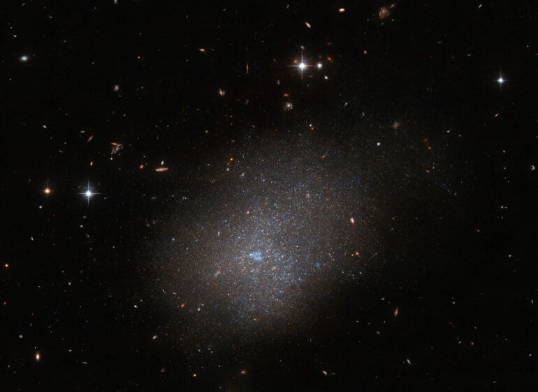 Hubble Sees a Sparkling Neighbor Galaxy