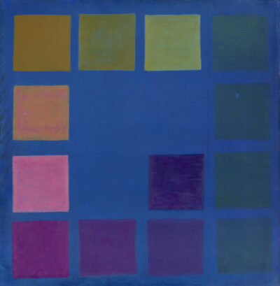 Yvonne Thomas, Squares, 1965, Oil on canvas, 48 3/4 x 48 inches